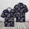 Us Navy Hawaiian Shirt, US Navy Chief Skull CPO Mess Goat Locker 1893 Anchor Hawaiian Shirts, Military Aloha Shirt