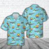 Us Navy Hawaiian Shirt, US Navy F-4B Phantom II of VF-111 Sundowners Hawaiian Shirt, Military Aloha Shirt