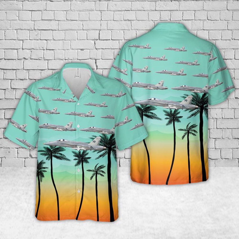 Us Navy Hawaiian Shirt, US Navy FA-18A Hornet VFA-131 Hawaiian Shirt, Military Aloha Shirt
