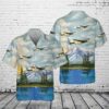 Us Navy Hawaiian Shirt, US Navy Fighter Squadron Two One Three (VF-213), F-14D Tomcat Blacklions Hawaiian Shirt
