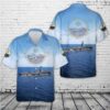 Us Navy Hawaiian Shirt, US Navy USS Gray (FF-1054) Hawaiian Shirt, Military Aloha Shirt