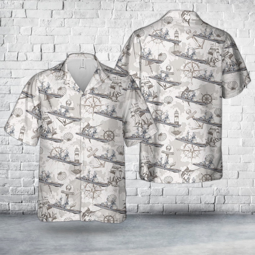 Us Navy Hawaiian Shirt, US Navy USS Paul F Foster (DD-964) Hawaiian Shirt, Military Aloha Shirt