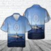 Us Navy Hawaiian Shirt, US Navy USS Ramage (DDG-61) Arleigh Burke-class destroyers Hawaiian Shirt, Military Aloha Shirt