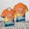 Us Navy Hawaiian Shirt, US Navy USS Tawakoni (ATF-114) Hawaiian Shirt, Military Aloha Shirt