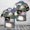 Us Navy Hawaiian Shirt, US Navy USS Valcour (AVP-55) Hawaiian Shirt, Military Aloha Shirt