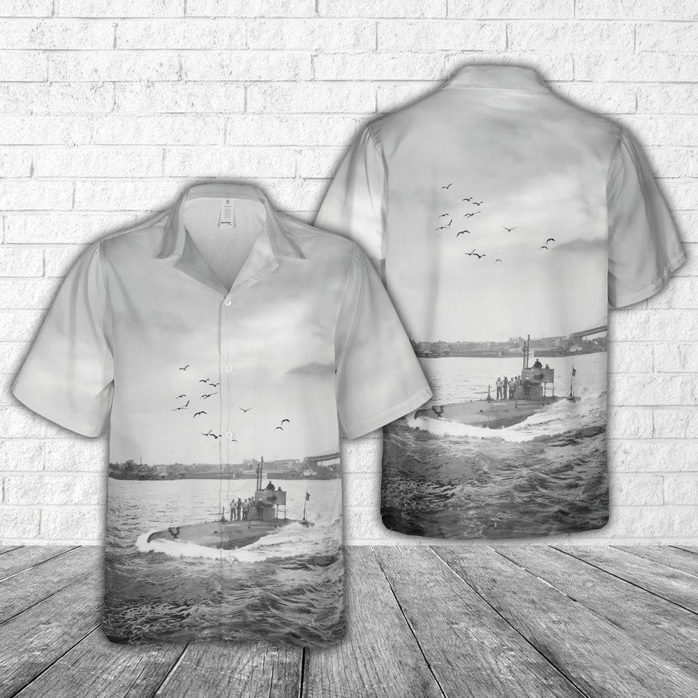 Us Navy Hawaiian Shirt, US Navy United States B-class submarine Hawaiian Shirt, Military Aloha Shirt