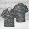 US Navy Lockheed ES-3A Shadow Of VQ-6 Hawaiian Shirt- Beachwear Gifts For Navy Military Personnel