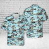 Us Navy Hawaiian Shirt, US Navy VA-146 LTV A-7 Corsair Hawaiian Shirts, Military Aloha Shirt