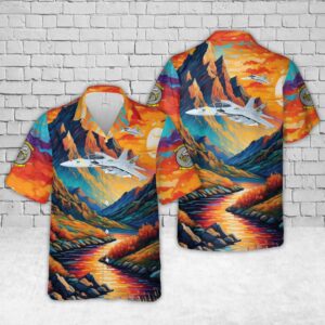 Us Navy Hawaiian Shirt, US Navy VAQ-138&hellip;