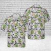 Us Navy Hawaiian Shirt, US Navy VAW-115 Liberty Bells E-2D Hawaiian Shirts, Military Aloha Shirt