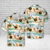 Us Navy Hawaiian Shirt, US Navy VAW-78 Fighting Escargots E-2C Hawaiian Shirt, Military Aloha Shirt