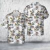 Us Navy Hawaiian Shirt, US Navy VAW-78 Fighting Escargots E-2C Hawaiian Shirt, Military Aloha Shirt