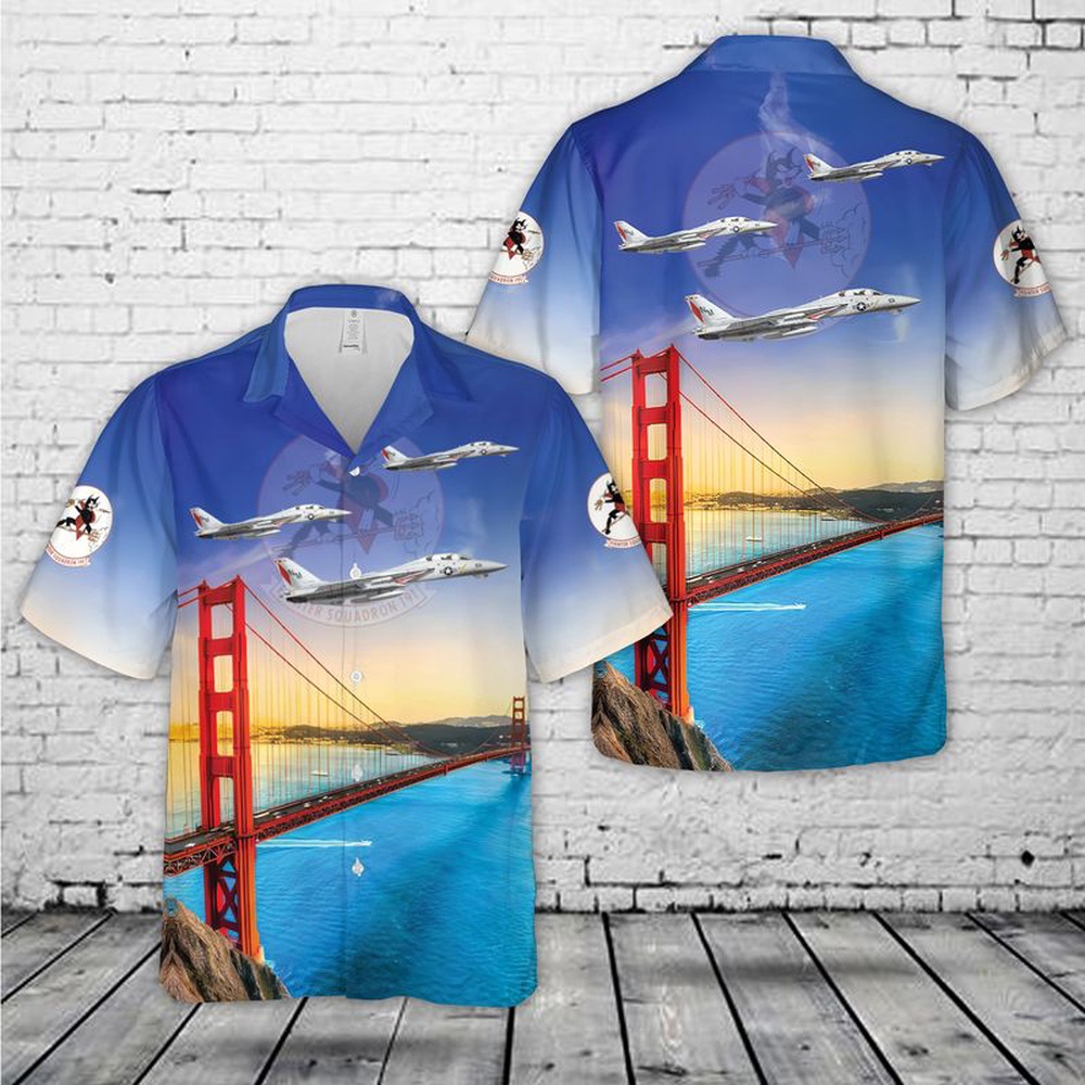 Us Navy Hawaiian Shirt, US Navy VF-191 Satan’s Kittens F-14A Tomcat Hawaiian Shirt, Military Aloha Shirt Us Navy Hawaiian Shirt, US Navy VF-191 Satan’s Kittens F-14A Tomcat Hawaiian Shirt, Military Aloha Shirt
