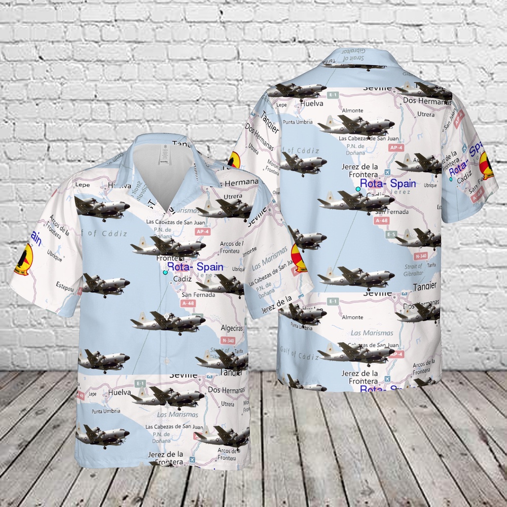 Us Navy Hawaiian Shirt, US Navy VQ-2 Squadron EP-3E aircraft Hawaiian Shirt, Military Aloha Shirt Us Navy Hawaiian Shirt, US Navy VQ-2 Squadron EP-3E aircraft Hawaiian Shirt, Military Aloha Shirt