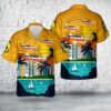Us Navy Hawaiian Shirt, US Navy VT-4 Warbucks Squadron T-2 Hawaiian Shirt, Military Aloha Shirt