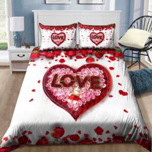 Valentine Bedding Set, Happy Valentine’s Day Bedding&hellip;