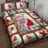 Valentine Bedding Set, I Wish God Didn’t Need You In Heaven Quilt Bedding Set I Need You Here Bedding Set Memory Bed Cover Valentine