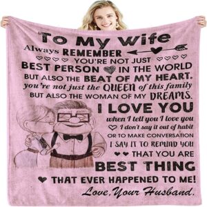 Valentine Blanket, Anniversary Birthday Gift For Wife,&hellip;