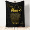 Valentine Blanket, Gift For Girlfriend Blanket, To My Girlfriend You Are My Life Love From Your Boyfriend
