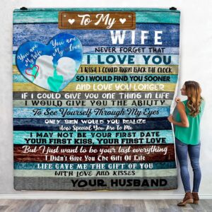 Valentine Blanket, Gift To My Wife Blanket&hellip;