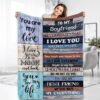 Valentine Blanket, Gifts For Brother Blanket, To My Brother Blanket Birthday Gifts For Brother Adult