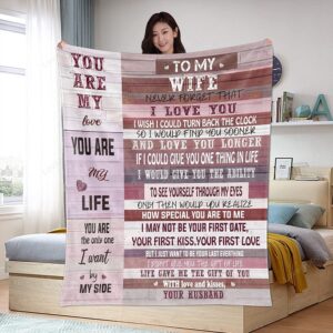 Valentine Blanket, Gifts For Wife- Anniversary Birthday&hellip;
