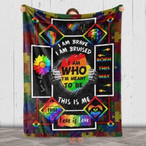 Valentine Blanket, Lgbt Gay Lesbian Pride Blanket&hellip;