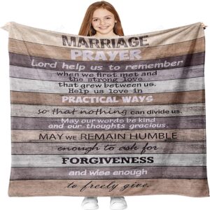 Valentine Blanket, Marriage Prayer Throw Blanket Anniversary&hellip;