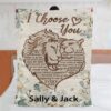Valentine Blanket, Personalized Lovely Blanket To My Gorgeous Wife Full Moon & Couple Prints