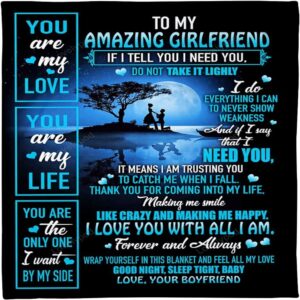 Valentine Blanket, Personalized To My Girlfriend Blanket&hellip;