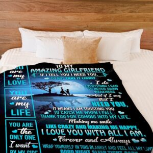 Valentine Blanket, Personalized To My Girlfriend Blanket&hellip;