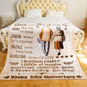 Valentine Blanket, Romantic Marry 50Th Anniversary Fleece&hellip;