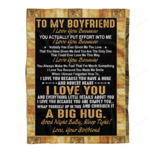 Valentine Blanket, To My Boyfriend I Love&hellip;