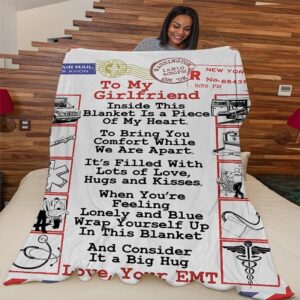 Valentine Blanket, To My Girlfriend Blanket, Emts&hellip;