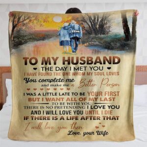 Valentine Blanket, To My Husband Love From&hellip;