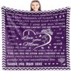 Valentine Blanket, To My Wife All Over Printed Fleece Blanket Sherpa Blanket, Letter Blanket For Wife, Mothers Day Gift