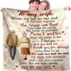 Valentine Blanket, To My Wife Blanket I Love You Gift For Her Romantic Valentines Day
