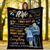 Valentine Blanket, To My Wife Old Couple Blanket, Gifts For Wife From Husband Valentines Day Gifts For Her, Wife