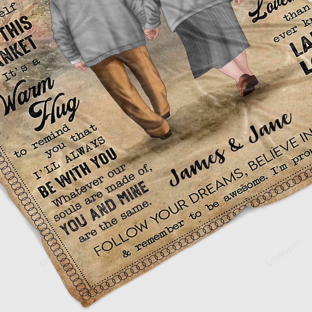 Valentine Blanket, Were A Team Blanket, Personalized Name Blanket, Custom Valentine Gift, Wedding Anniversary Blanket