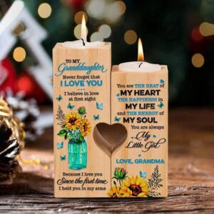 Valentine Candle Holder, My Heart My Life&hellip;