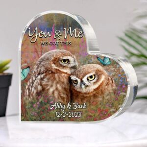 Valentine Keepsakes, Heart Keepsake, Personalized Owl Couple&hellip;