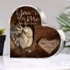 Valentine Keepsakes, Heart Keepsake, Personalized Penguin Couple Plaque For Husband Wife, You And Me We Got This