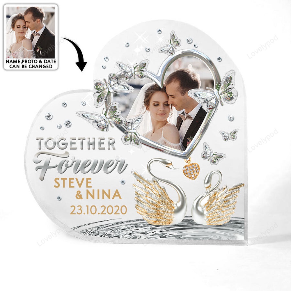 Valentine Keepsakes, Heart Keepsake, Swan Jewelry Couple I Love You Happy Women’s Day