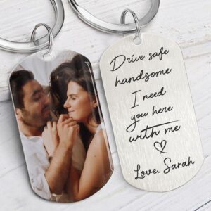 Valentine Keychain, Drive Safe Handwriting, Personalized Keychain&hellip;
