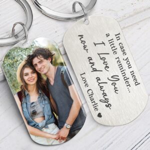 Valentine Keychain, I Love You Now And&hellip;