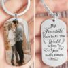Valentine Keychain, My Heart Is Perfect Because Your Are Inside Couple Keychain, Gift For Girlfriend