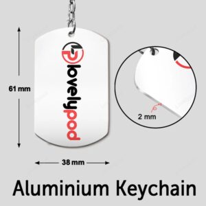 Valentine Keychain No One Esle Will Tolerate Me Custom Couple Keychain For Boyfriend Driver 2 d5jug7.jpg