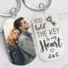 Valentine Keychain, You Hold The Key To My Heart Valentine Keychain, Valentines Day Gift For Couple