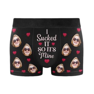 Valentine Men Boxer, I Sucked It Personalized&hellip;