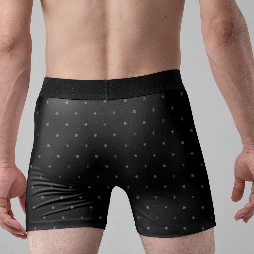 Valentine Men Boxer, If You Jingle My Bells I Promise You A White Christmas Custom Face Personalized Photo Mens Boxer Briefs